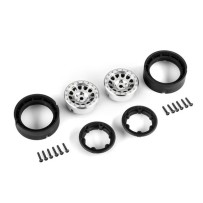 Traxxas Wheels method 105 1.0 (satin chrome) (2) TRX9781-SATIN
