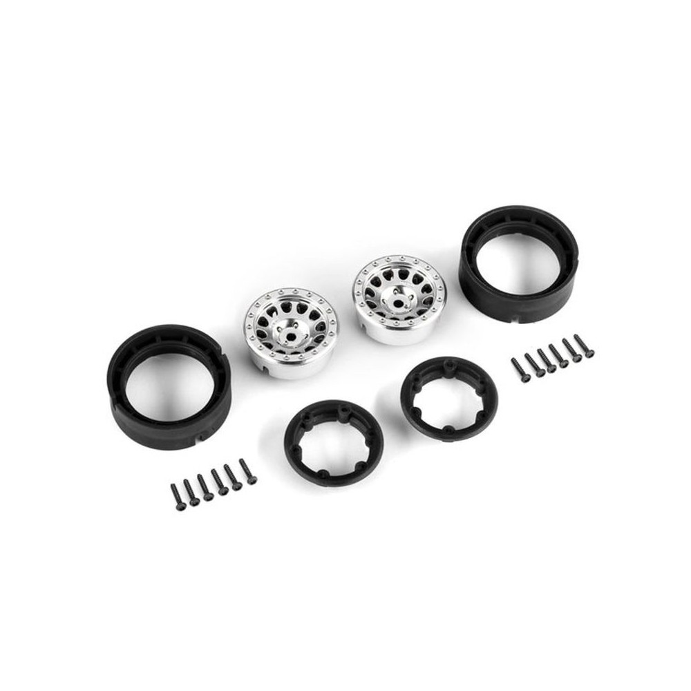 Traxxas Wheels method 105 1.0 (satin chrome) (2) TRX9781-SATIN Traxxas Wheels method 105 1.0 (satin chrome) (2) TRX9781-SATIN