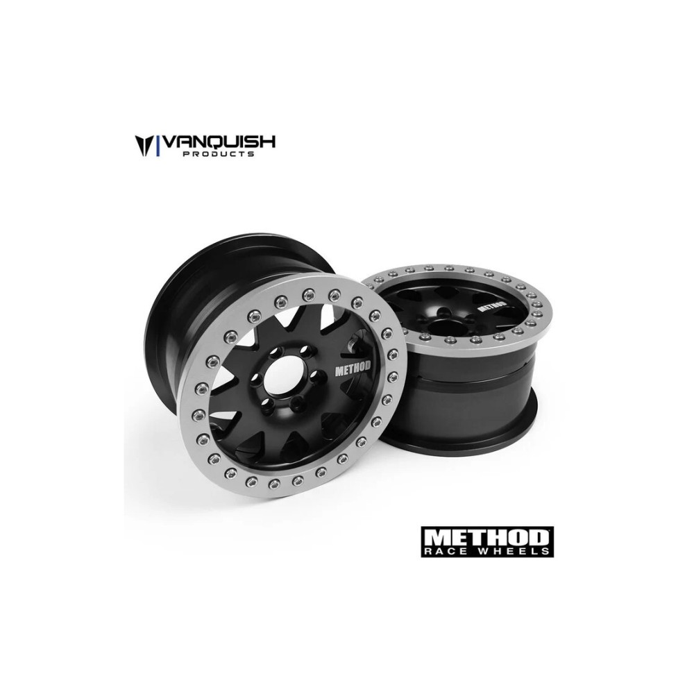Vanquish Method 2.2 Race Wheel (1.2" Wide) 101 Black/Clear Anodized VPS08002 Vanquish Method 2.2 Race Wheel (1.2" Wide) 101 Black/Clear Anodized VPS08002