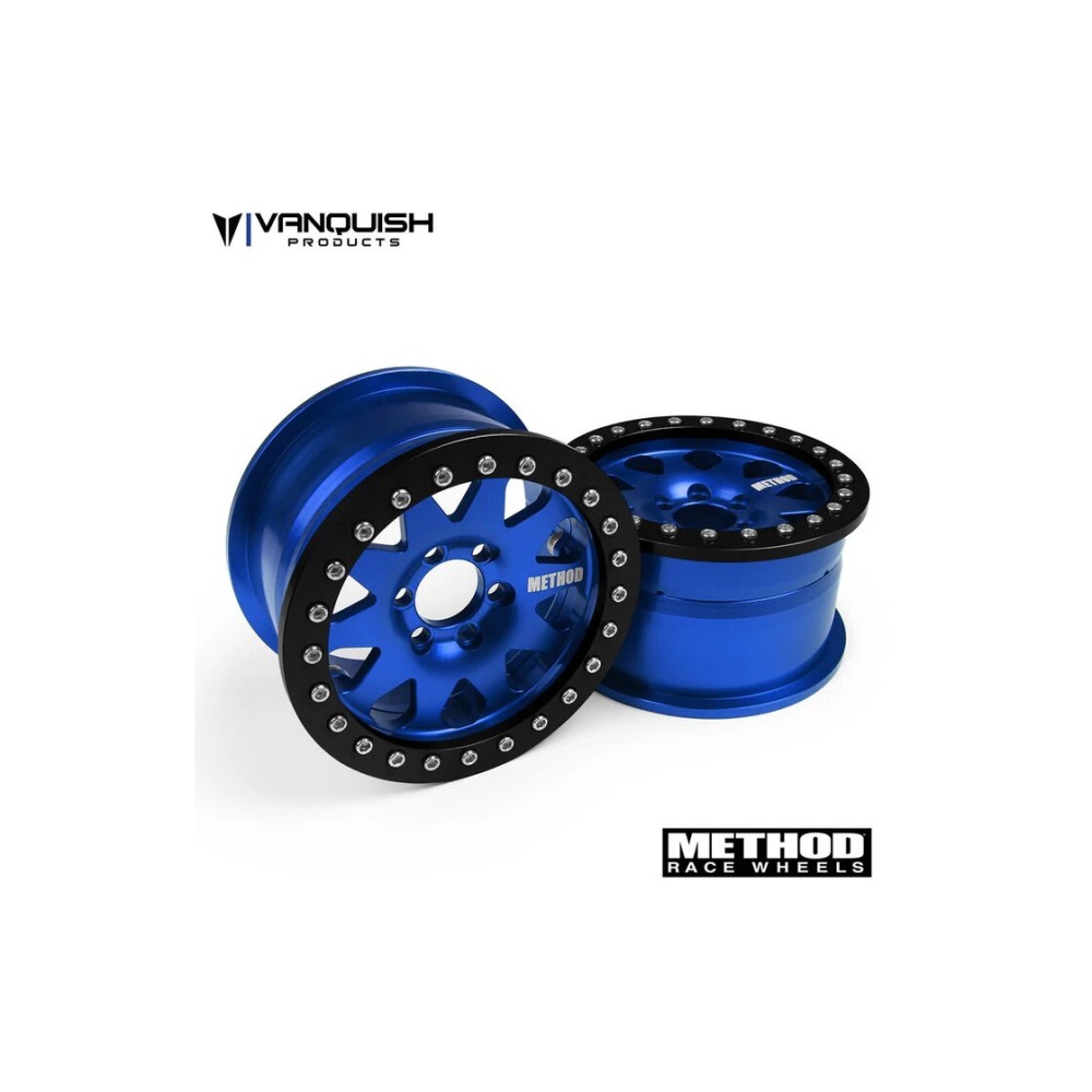 Vanquish Method 2.2 Race Wheel (1.2" Wide) 101 Blue/Black Anodized VPS08003 Vanquish Method 2.2 Race Wheel (1.2" Wide) 101 Blue/Black Anodized VPS08003