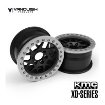 Vanquish KMC 2.2 XD127 Bully Black/Clear Anodized VPS08033