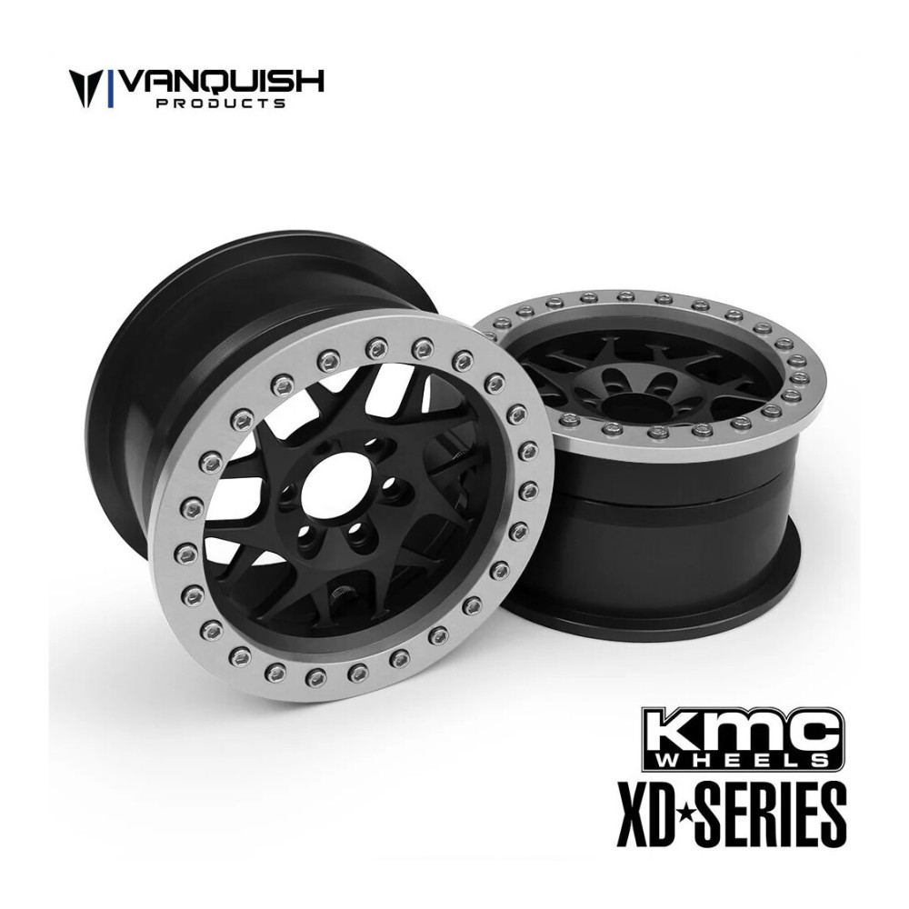 Vanquish KMC 2.2 XD127 Bully Black/Clear Anodized VPS08033 Vanquish KMC 2.2 XD127 Bully Black/Clear Anodized VPS08033