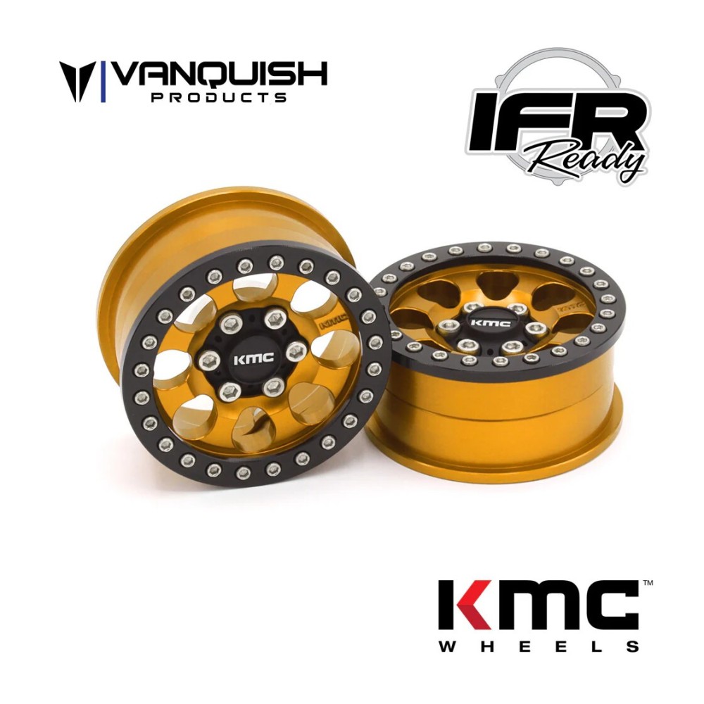 Vanquish KMC 1.9 KM237 Riot Gold Anodized VPS08137