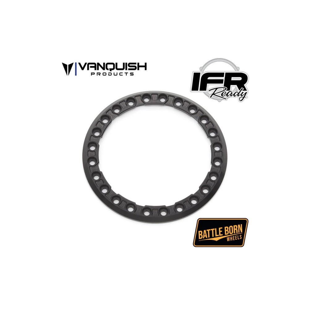 Vanquish Battle Born Wheels 1.9 Notched - Black VPS08170 Vanquish Battle Born Wheels 1.9 Notched - Black VPS08170