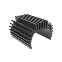 Traxxas Heat sink titan 87t motor (6061-t6 aluminum dark titanium-anodized) TRX9793-GRAY