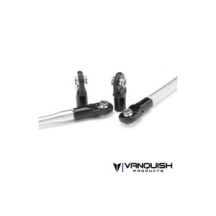 Vanquish Machined Rod Ends - Black VPS08500