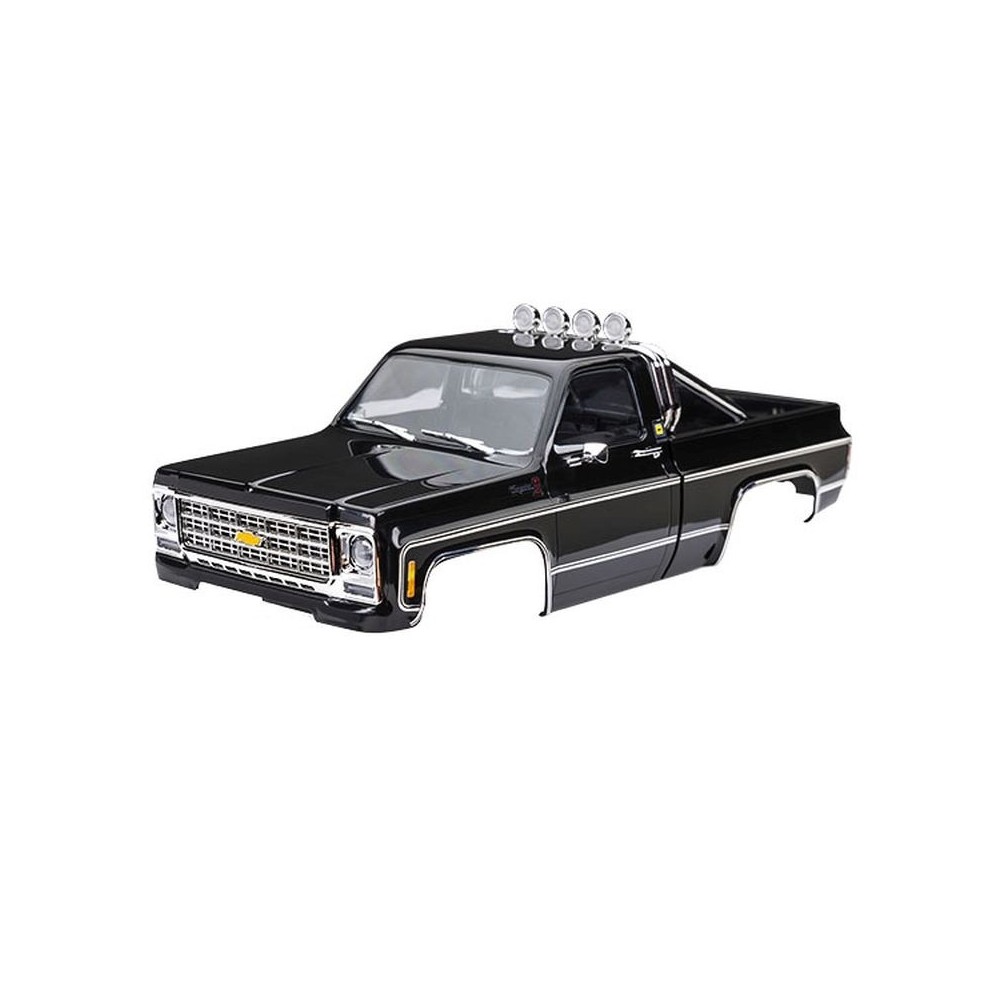 Traxxas Body Chevrolet k10 truck (1979) complete black (includes grille side) TRX9811-BLK Traxxas Body Chevrolet k10 truck (1979) complete black (includes grille side) TRX9811-BLK