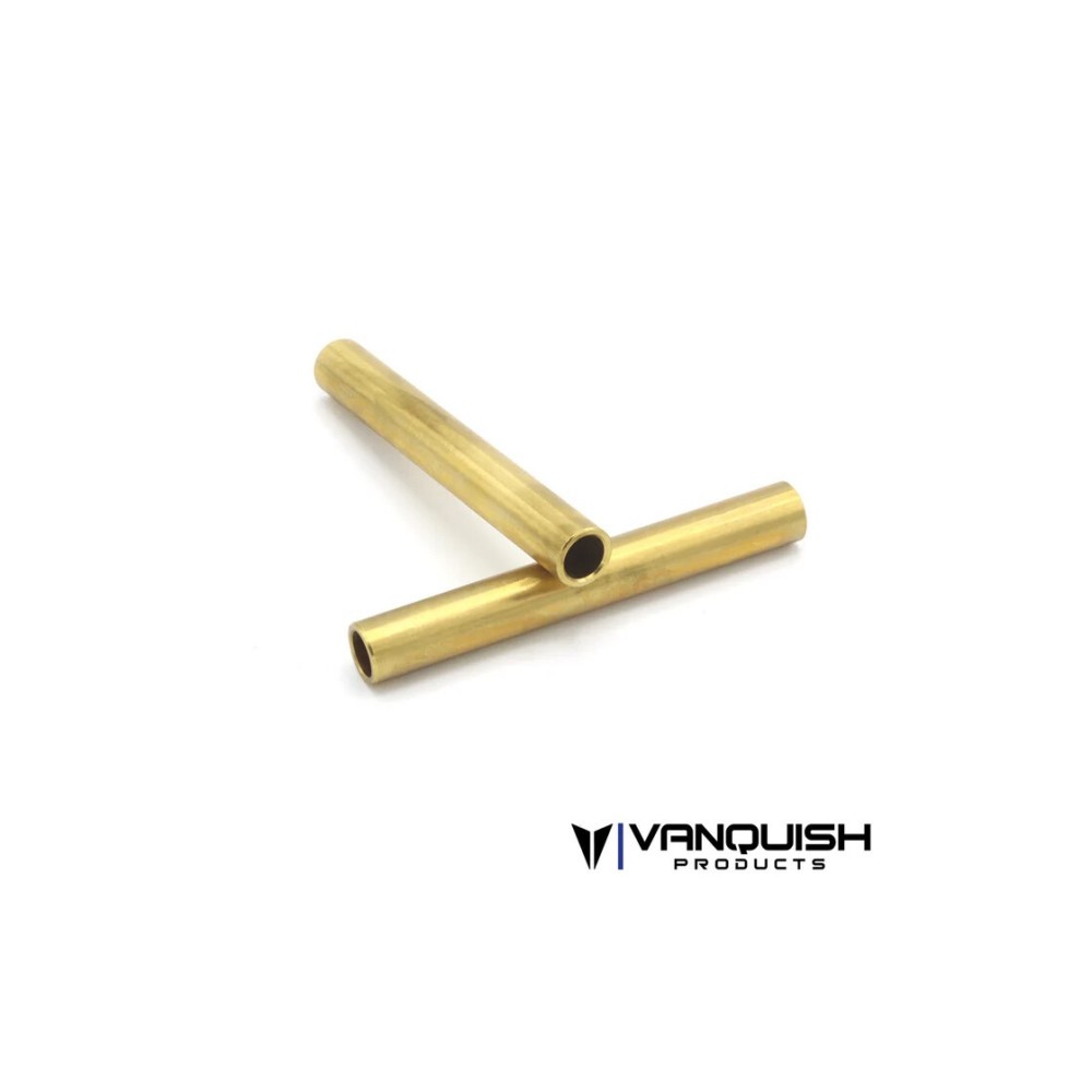 Vanquish F10 Portal Brass Rear Axle Tubes VPS08610 Vanquish F10 Portal Brass Rear Axle Tubes VPS08610