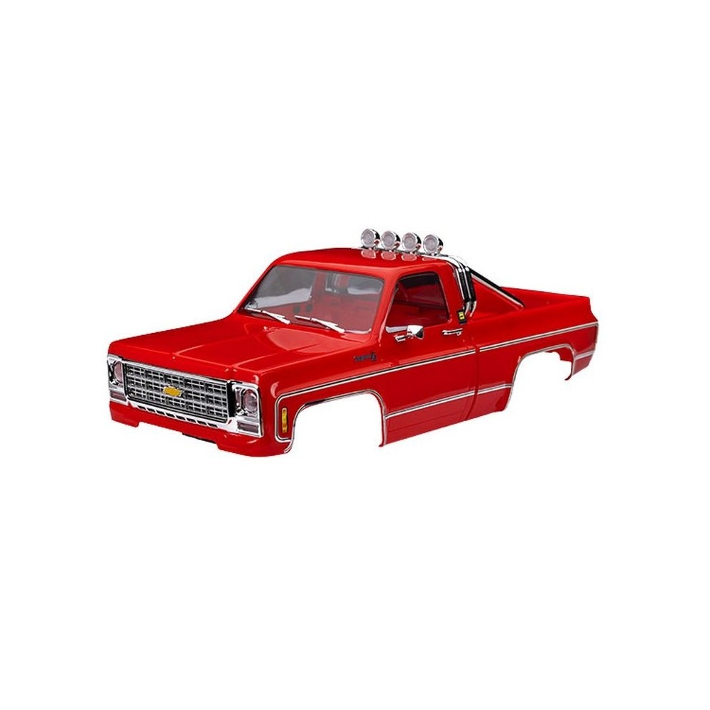 Traxxas Body Chevrolet k10 truck (1979) complete red (includes grille side) TRX9811-RED Traxxas Body Chevrolet k10 truck (1979) complete red (includes grille side) TRX9811-RED
