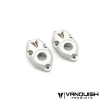 Vanquish F10 Aluminum Portal Rear Axle Caps - Clear VPS08628