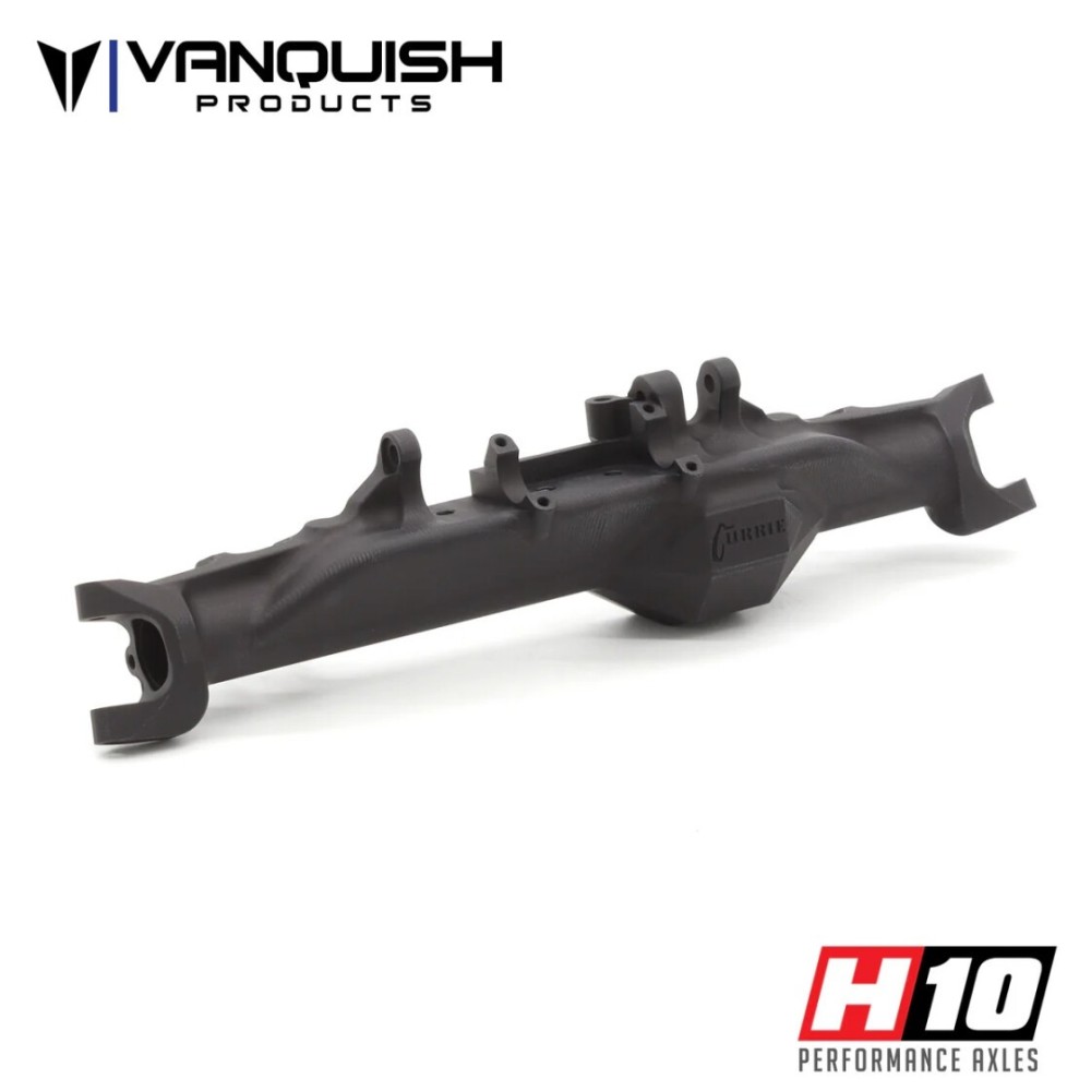 Vanquish H10 Aluminum Front Axle Housing - Black VPS08810 Vanquish H10 Aluminum Front Axle Housing - Black VPS08810