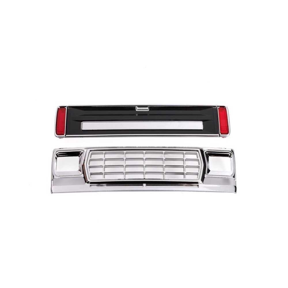 Traxxas Front grille tailgate panel (black) led lenses (rear left right) TRX9819-BLK Traxxas Front grille tailgate panel (black) led lenses (rear left right) TRX9819-BLK