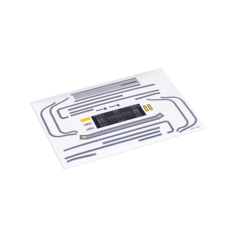 Traxxas Decal sheet Chevrolet k10 truck (1979) TRX9827