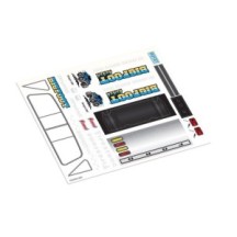 Traxxas Decal sheet 1-18 scale trx-4mt bigfoot no. 1 TRX9844
