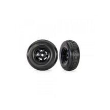 Traxxas Tires wheels assembled glued (pro scale sand car black wheels dual) TRX10972
