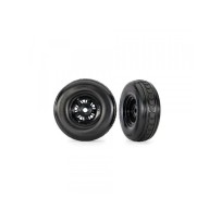 Traxxas Tires wheels assembled glued (pro scale sand car black wheels dual) TRX10972