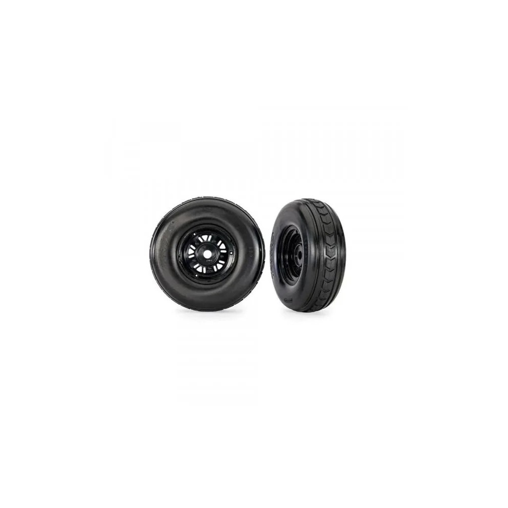 Traxxas Tires wheels assembled glued (pro scale sand car black wheels dual) TRX10972 Traxxas Tires wheels assembled glued (pro scale sand car black wheels dual) TRX10972