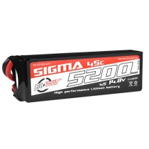 RC Plus Li-Po Batterypack Sigma 45C 5200 mAh - 4S1P - 14.8V XT-60 RC-G45-5200-4S1P
