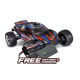Traxxas Rustler HD BL-2S 1:10 stadium truck eléctrico 2WD RTR rojo TRX37354-4RED