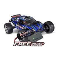 Traxxas Rustler HD BL-2S 1:10 Electric 2WD RTR Stadium Truck - Blue TRX37354-4BLUE