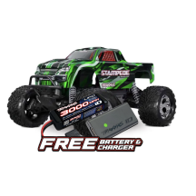 Traxxas Stampede HD BL-2S 1:10 Electric 2WD RTR Monster Truck - Green TRX36354-4GRN