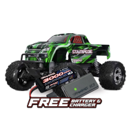 Traxxas Stampede HD BL-2S 1:10 Electric 2WD RTR Monster Truck - Green TRX36354-4GRN