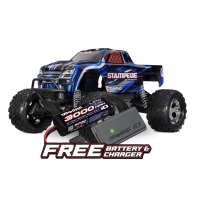 Traxxas Stampede HD BL-2S 1:10 Electric 2WD RTR Monster Truck - Blue TRX36354-4BLUE