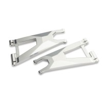 Brazos suspensión inferiores aluminio delantero Traxxas TRX10930X-SLVR