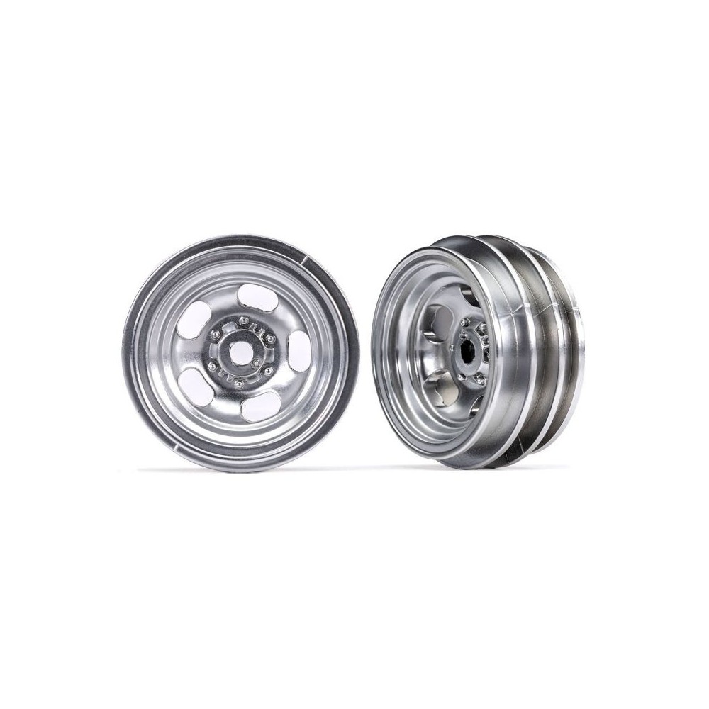 Llantas 1.0 cromo satinado Traxxas TRX9869 Llantas 1.0 cromo satinado Traxxas TRX9869