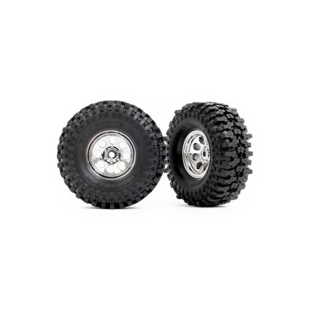 Ruedas montadas cromadas Baja Pro Traxxas TRX9873 Ruedas montadas cromadas Baja Pro Traxxas TRX9873