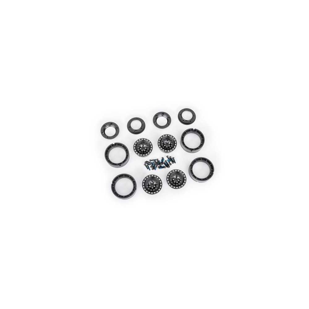 Traxxas Wheels 1.0 6061-t6 aluminum (black-anodized) (4) 2x8mm bcs (24) TRX9881-BLK Traxxas Wheels 1.0 6061-t6 aluminum (black-anodized) (4) 2x8mm bcs (24) TRX9881-BLK