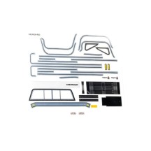 Lámina calcomanías TRX-4M Chevrolet K10 1979 Traxxas TRX9898