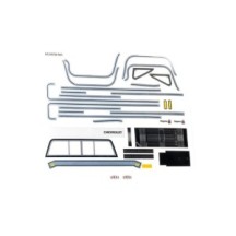 Traxxas Decal sheet 1 18 scale trx-4m Chevrolet k10 monster truck (1979) TRX9898