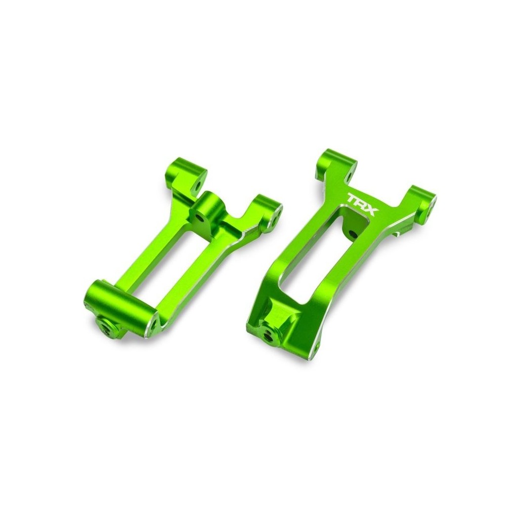 Soportes de mangueta delantero aluminio verde Traxxas TRX10932-GRN