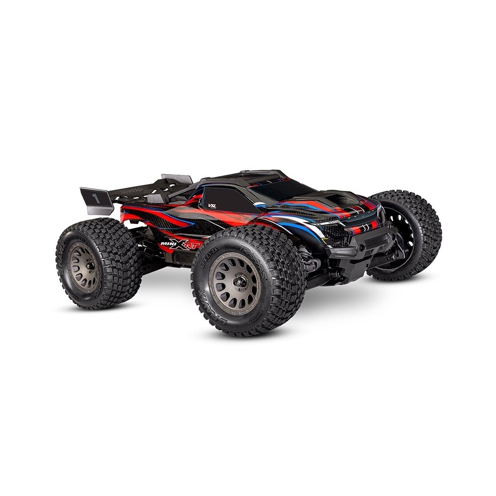 Traxxas Mini XRT VXL-3S 4WD eléctrico rojo RTR con batería y cargador TRX108076-1-RED