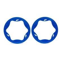 Anillos Beadlock traseros Traxxas TRX10948 azul