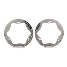 Anillos Beadlock traseros Traxxas TRX10948 cromo