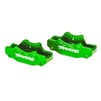 Pinzas de freno delanteras Traxxas 6061-T6 aluminio verde (izquierda y derecha) – TRX10951-GRN