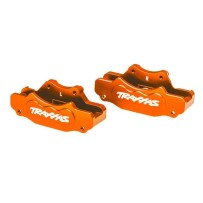 Pinzas de freno delanteras Traxxas 6061-T6 aluminio naranja (izquierda y derecha) – TRX10951-ORNG