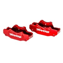 Pinzas de freno delanteras Traxxas 6061-T6 aluminio rojo (izquierda y derecha) – TRX10951-RED