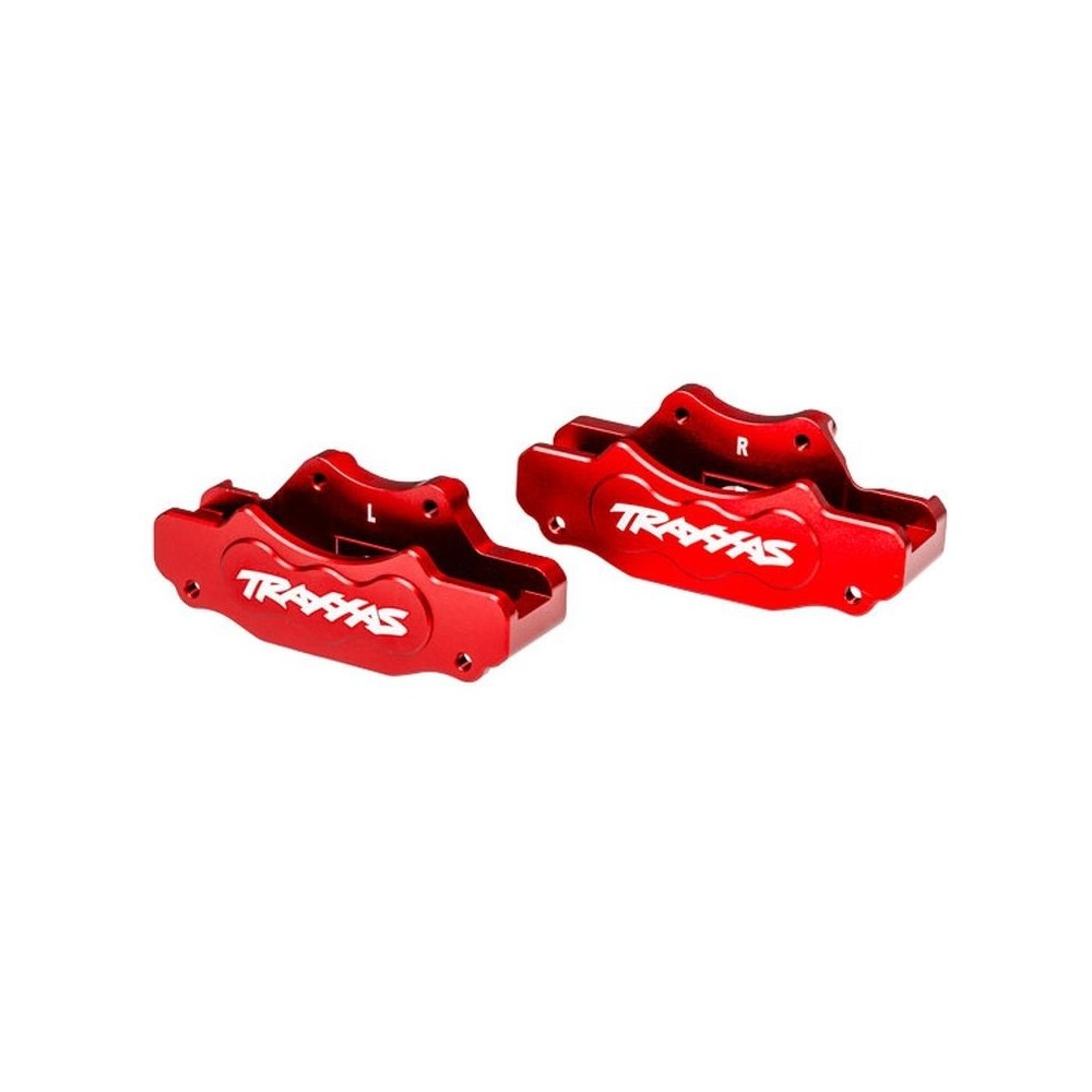 Pinzas de freno delanteras Traxxas 6061-T6 aluminio rojo (izquierda y derecha) – TRX10951-RED