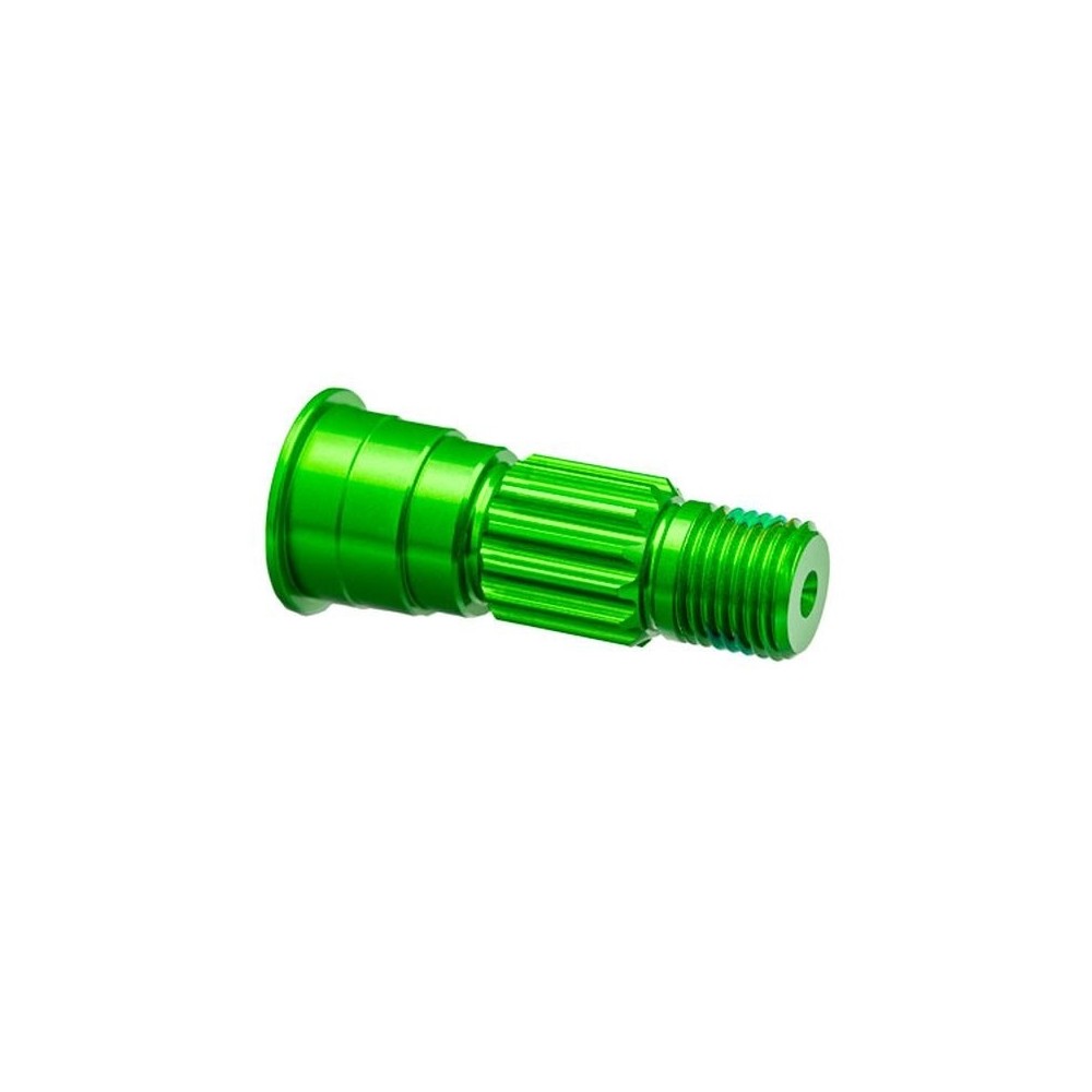 Eje dirección delantero Traxxas aluminio verde TRX10953-GRN