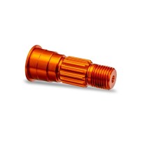 Eje de dirección delantero Traxxas aluminio 6061-T6 anodizado naranja TRX10953-ORNG