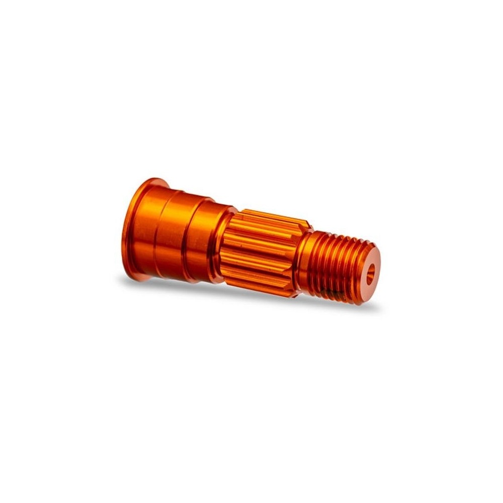 Eje de dirección delantero Traxxas aluminio 6061-T6 anodizado naranja TRX10953-ORNG
