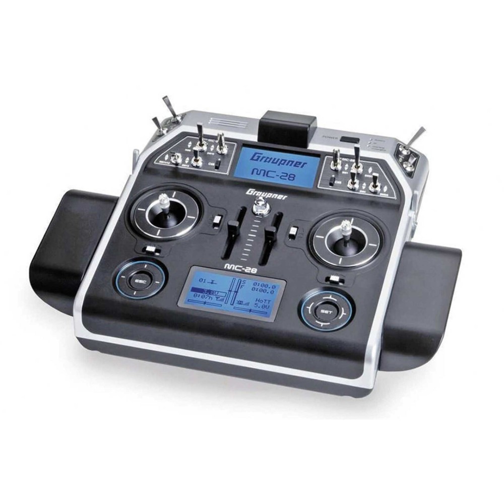 Graupner mc-28 transmitter - HoTT 2.4GHz remote control GRA33028.77