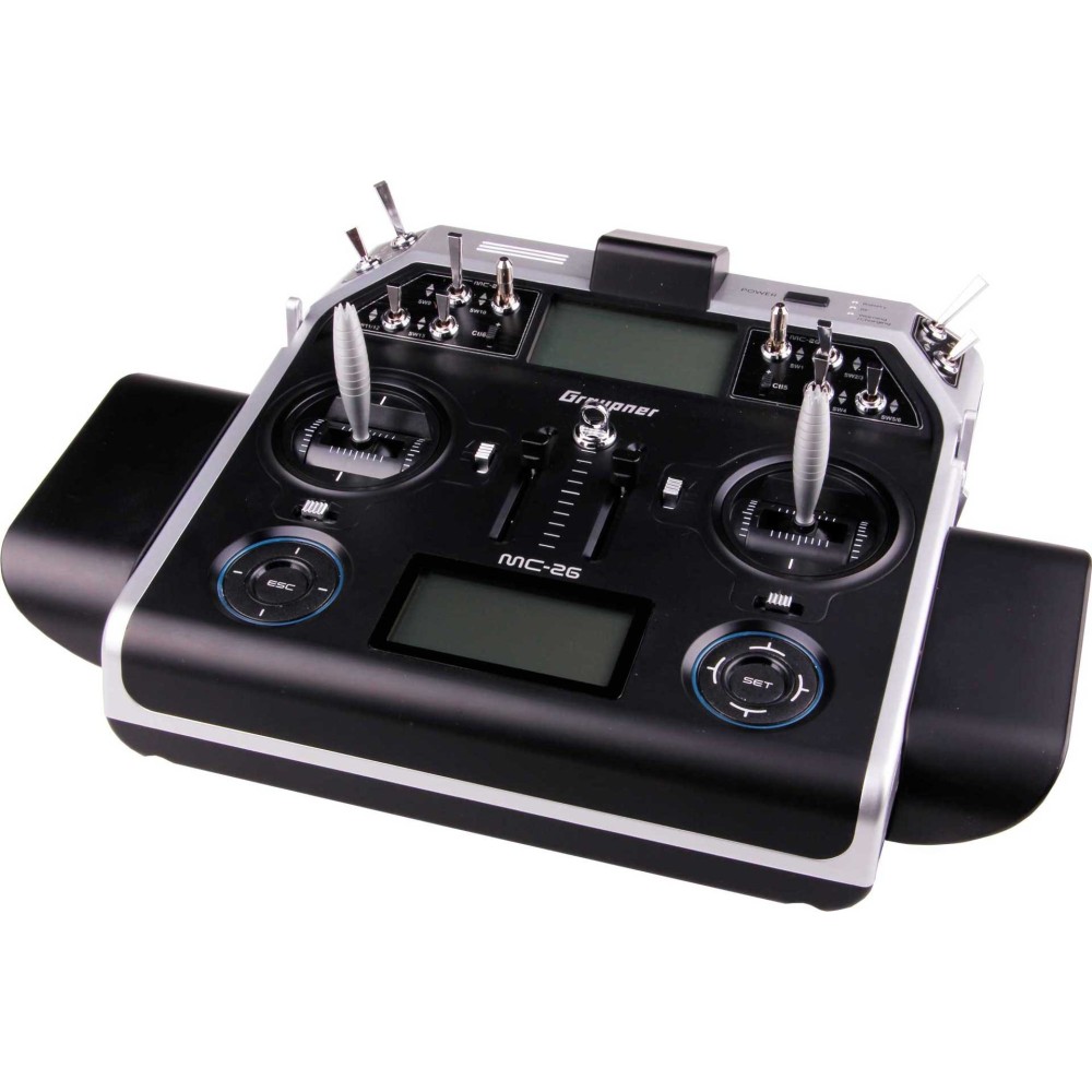 Graupner mc-26 transmitter - HoTT 2.4GHz remote control GRAS1036.77 Graupner mc-26 transmitter - HoTT 2.4GHz remote control GRAS1036.77