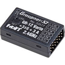 Graupner GR-12 + 3xG + Vario HoTT- 2.4 GHz receiver GRA33577