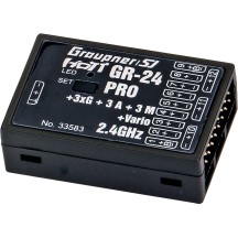 Graupner GR-24 PRO +3xG +3A + 3M + Vario HoTT- 2.4 GHz receiver GRA33583