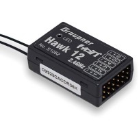 Graupner Hawk 12 HoTT - 2.4 GHz receiver GRAS1052
