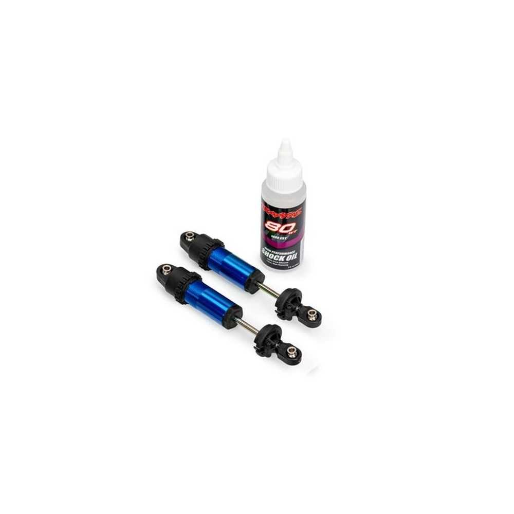 Traxxas Shocks gt-maxx front aluminum blue-anodized (fully assembled w o) TRX10961-BLUE Traxxas Shocks gt-maxx front aluminum blue-anodized (fully assembled w o) TRX10961-BLUE